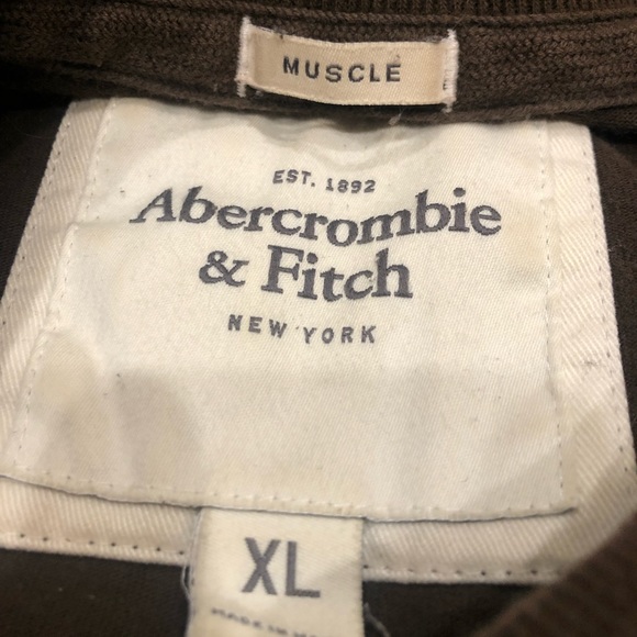 ABERCROMBIE 2002 brown velvet sweater - Picture 3 of 4